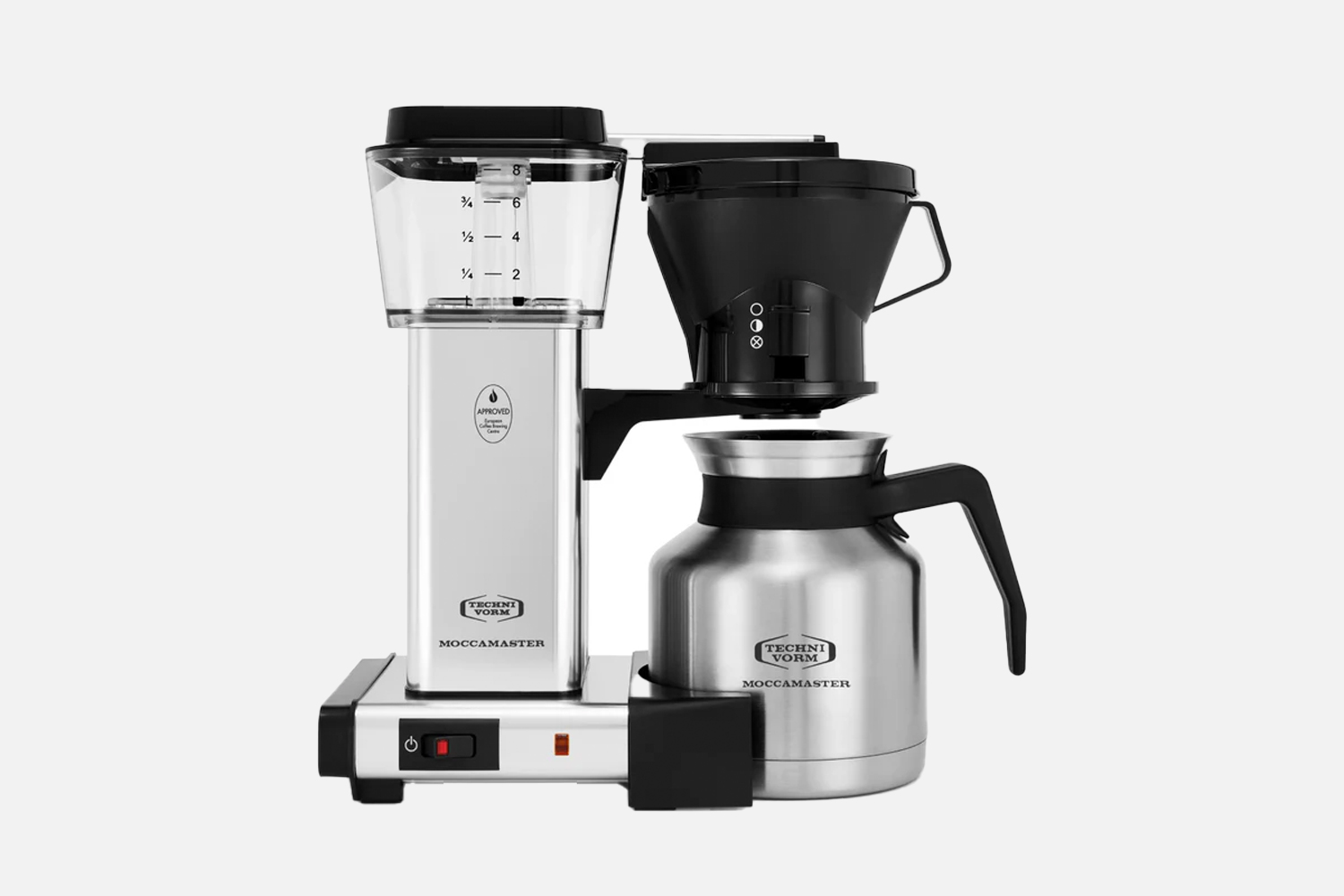 Technivorm Moccamaster on grey background