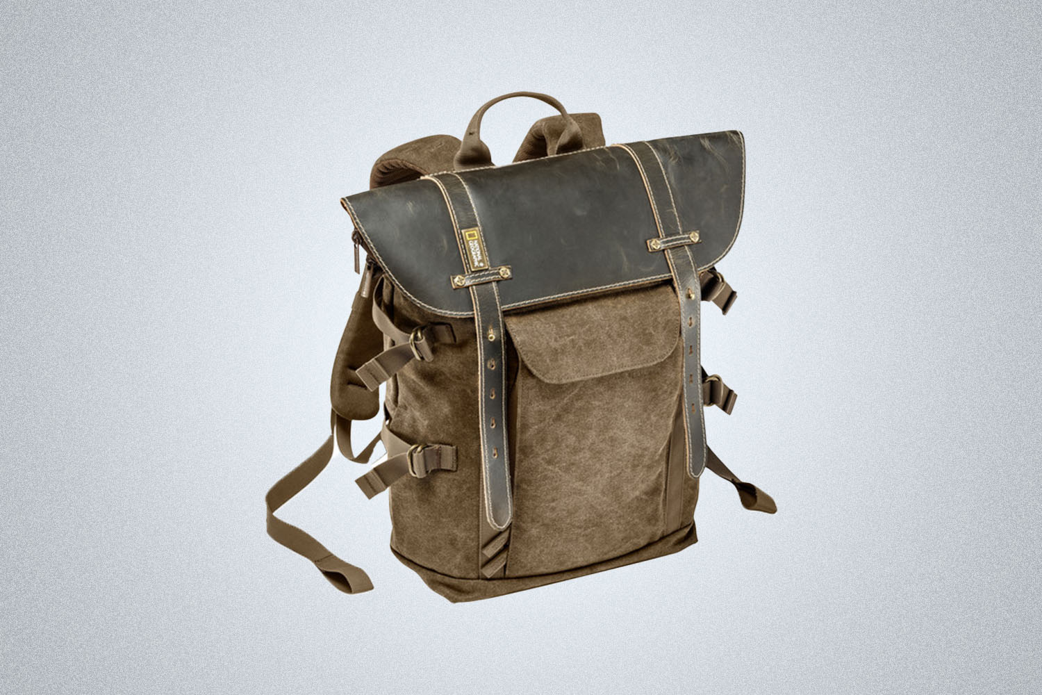 The National Geographic Camera Rucksack on a gray background