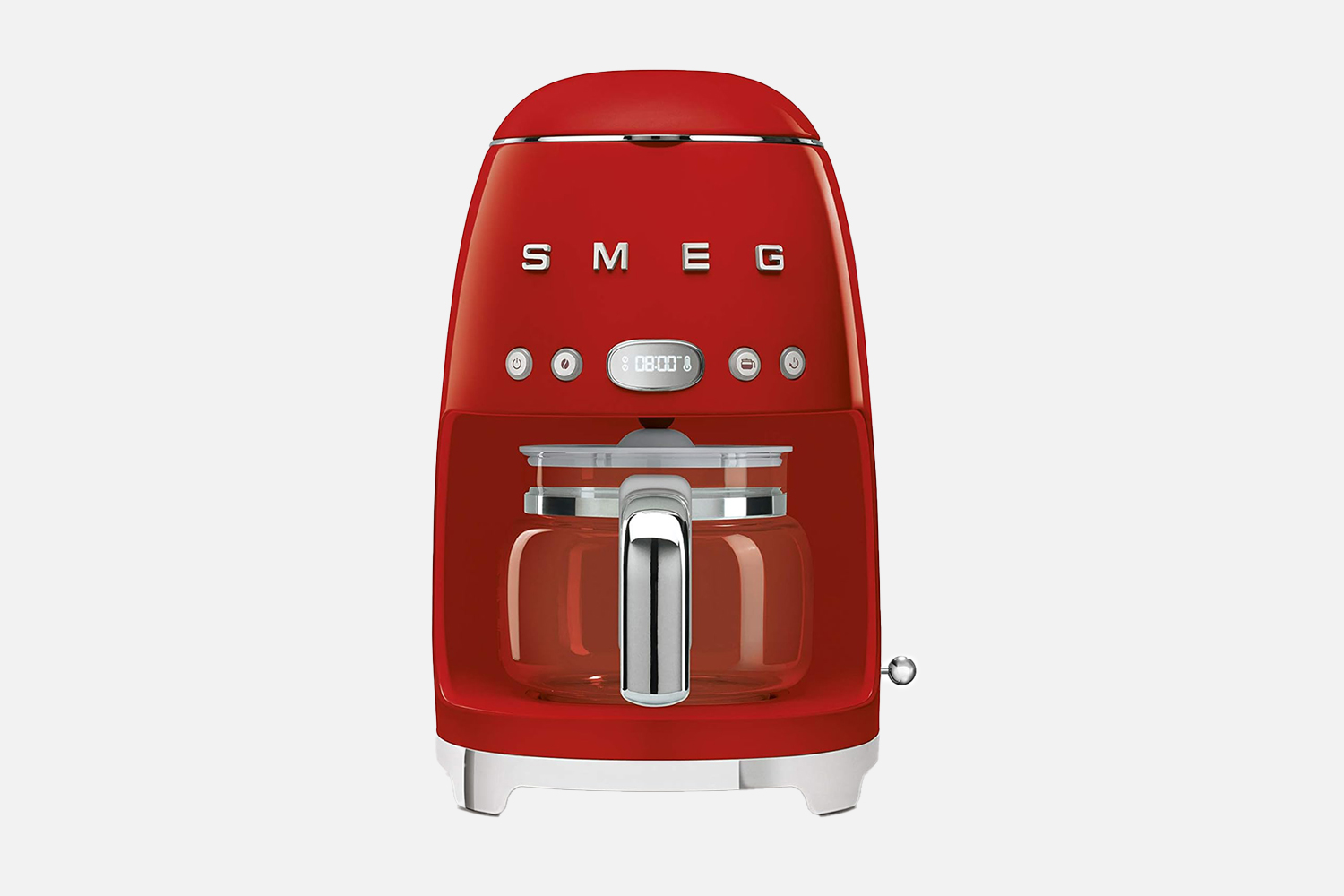 Smeg Drip Filter Coffee Machine on grey background