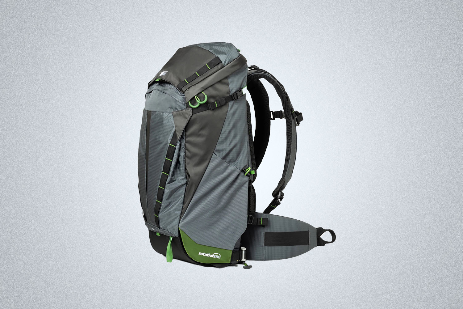 The ThinkTank Rotation 34L Backpack on a gray background