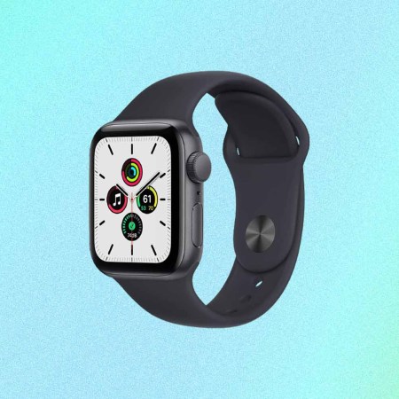 Apple Watch SE [GPS 40mm] Smart Watch w/ Space Grey Aluminium Case with Midnight Sport Band