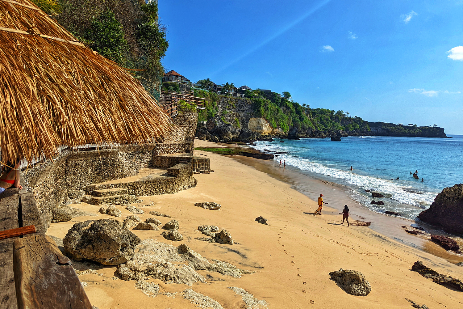 The beach at the Ayana resort in Bali, Indonesia