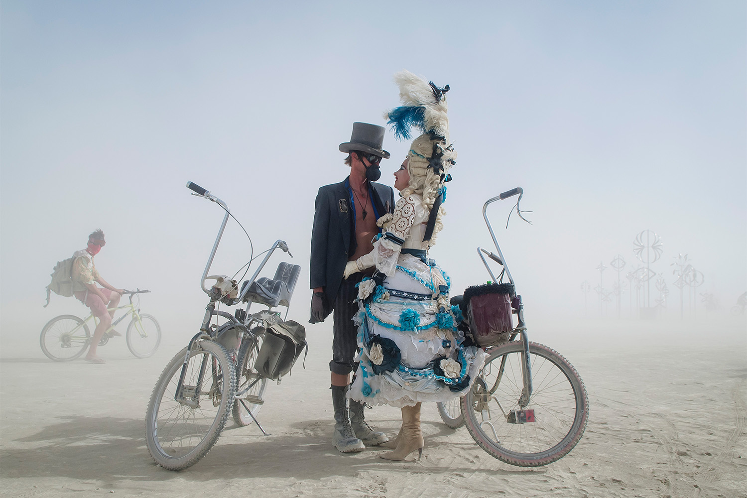 Couple in Burning Man