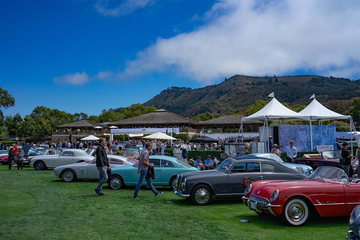 Vintage cars at Rolex Monterey Motorsports Reunion