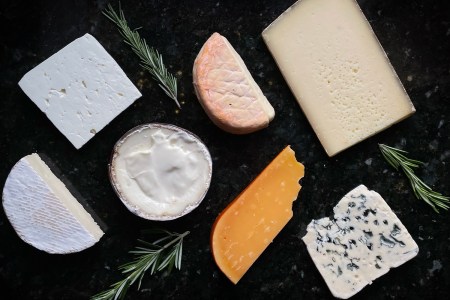 A spread of cheeses from Erika Kubick, the author of "Cheese Sex Death" and person behind the Instagram account @cheesesexdeath