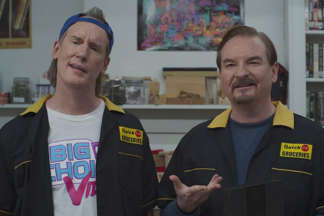 Jeff Anderson and Brian O'Halloran as Randal and Dante in Kevin Smith's "Clerks III"