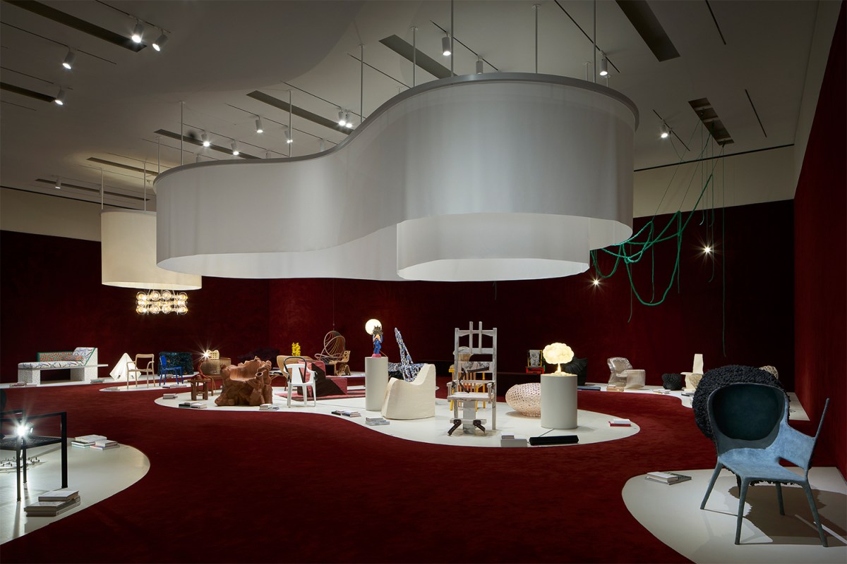The exhibition "Conversation Pieces: Contemporary Furniture in Dialogue," which is now on view at SFMOMA