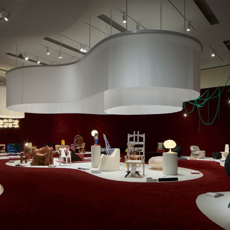 The exhibition "Conversation Pieces: Contemporary Furniture in Dialogue," which is now on view at SFMOMA