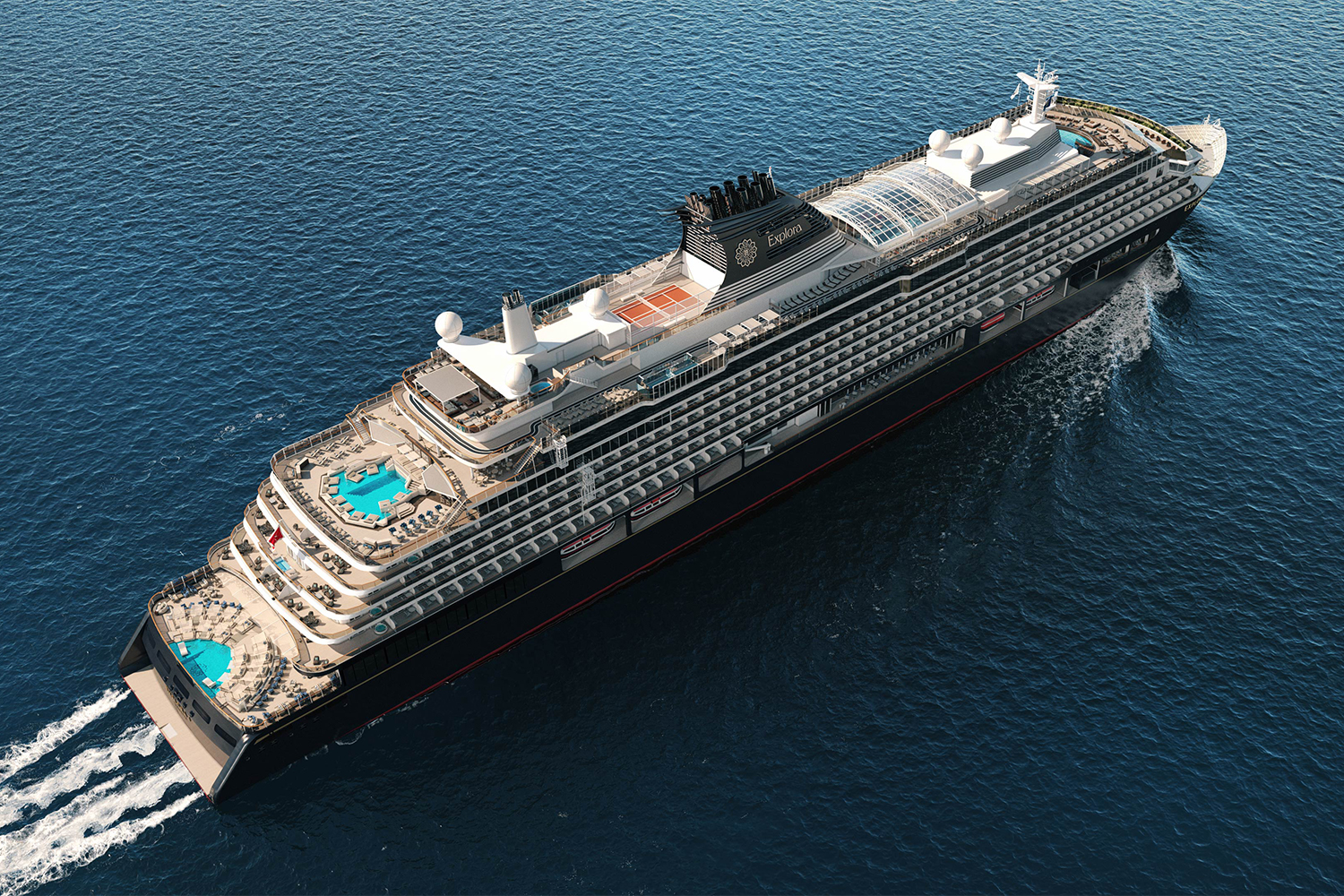 The new Explora I cruise ship from Swiss brand Explora Journeys