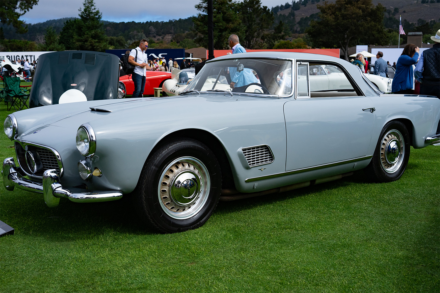 Vintage Maserati on display at Rolex Monterey Motorsports Reunion