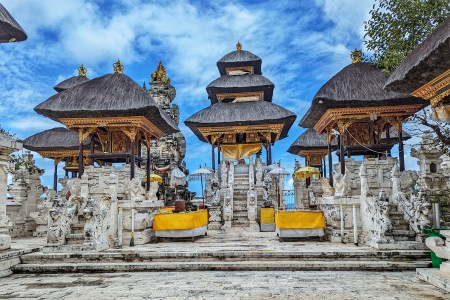 A temple in Bali, Indonesia, one of hundreds on the island