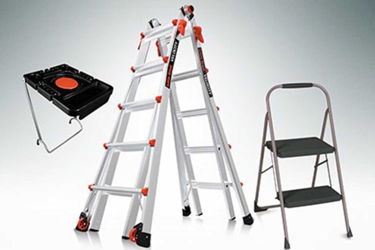 Ladders from Cosco and Little Giant, now on sale at Woot
