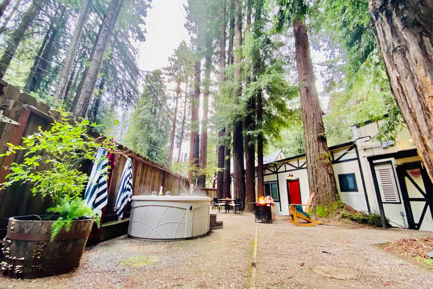 Rio Nido Lodge retreat in the Redwoods