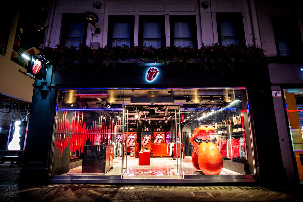 The Rolling Stones' new London merchandise shop