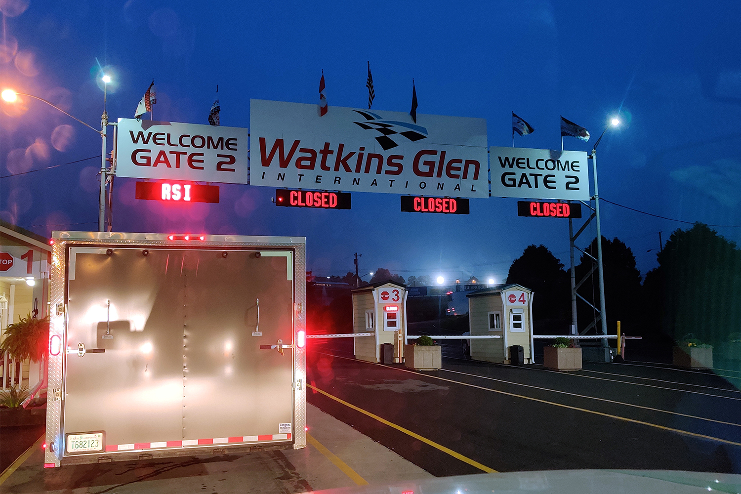 The entrance to Watkins Glen International, one of the oldest road courses in the U.S.