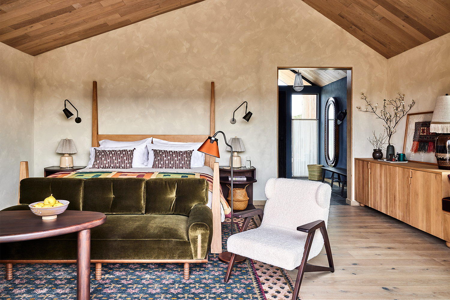 A room at Wildflower Farms, a new Auberge Resorts Collection hotel in the Hudson Valley in New York