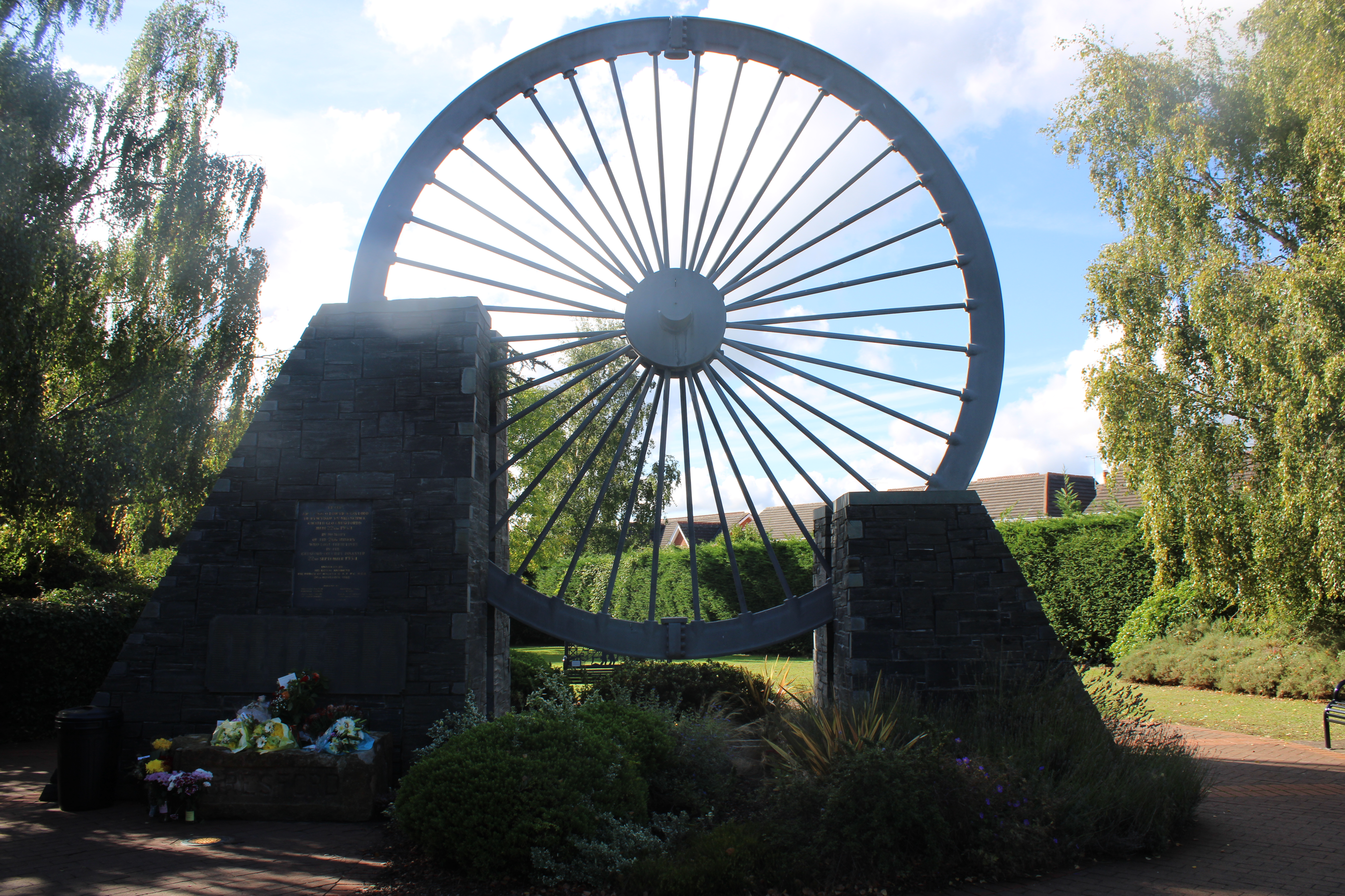 A memorial in Wrexham. 