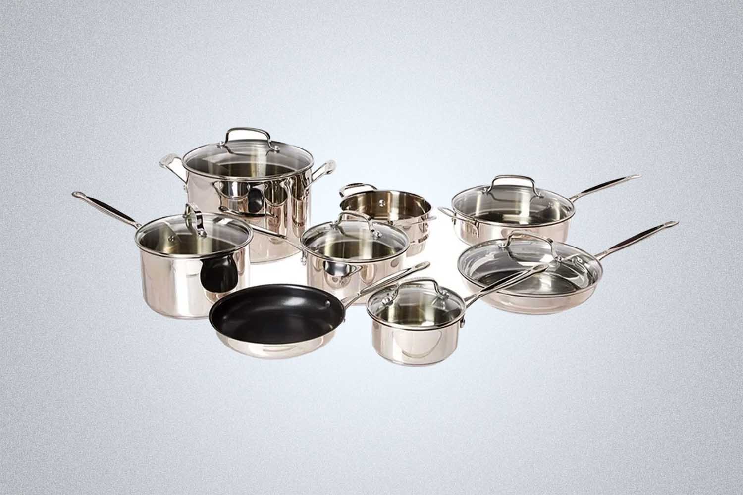 Cuisinart 14 Pieces Stainless Steel Cookware Set