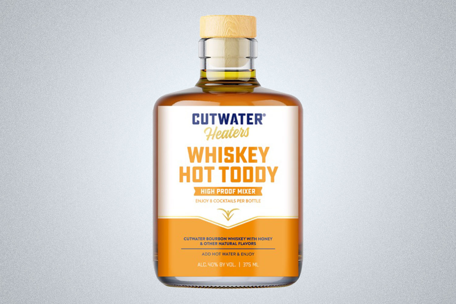 a bottle of Cutwater Spirits Heaters on a grey background