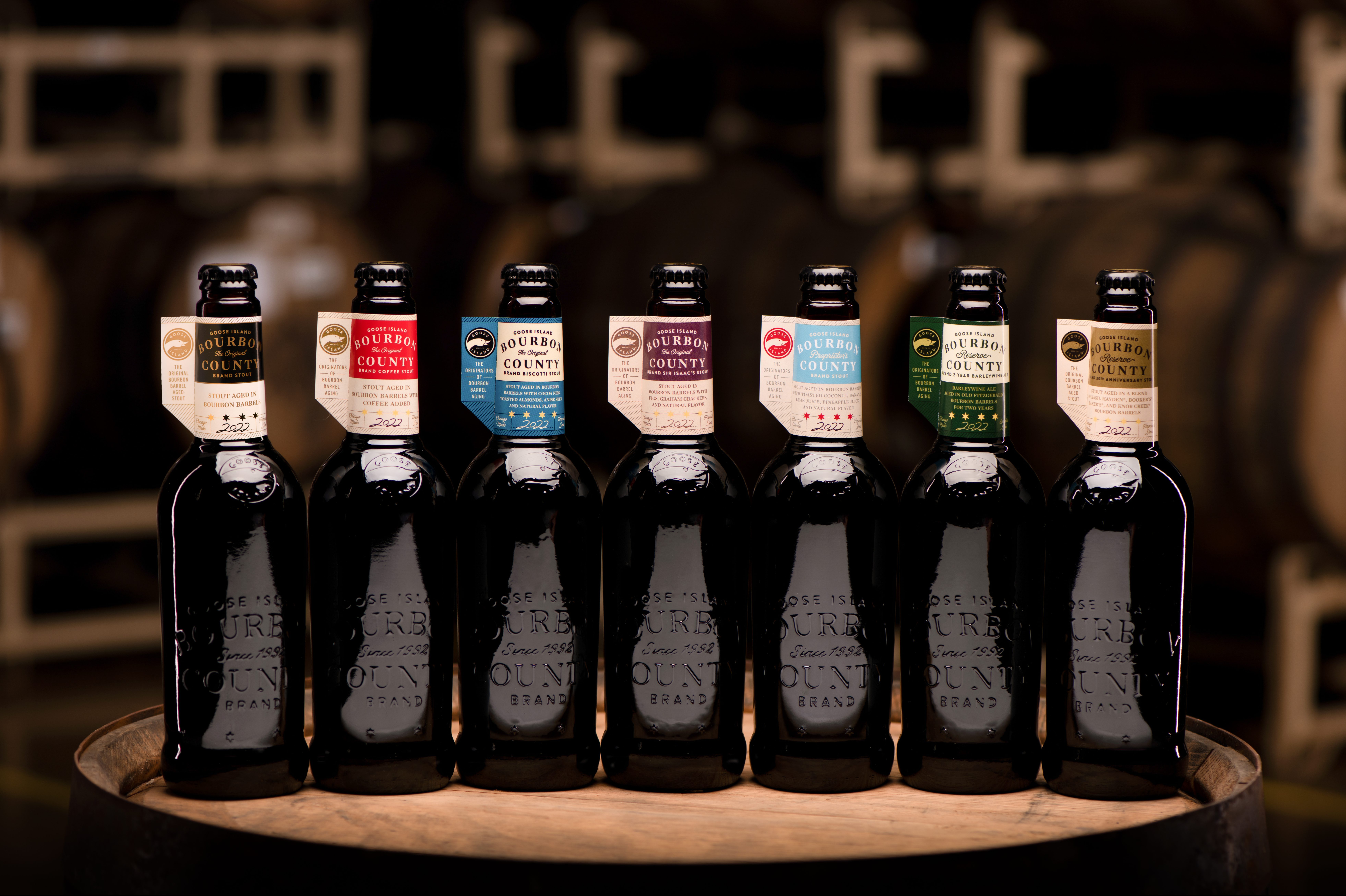 Goose Island Bourbon County Stout 2022 variants