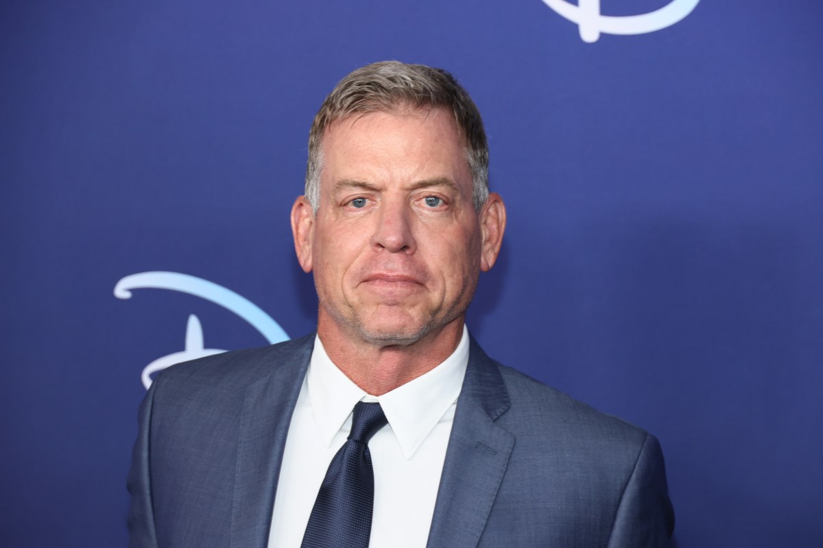 Troy Aikman attends the 2022 ABC Disney Upfront on May 17, 2022 in New York City.