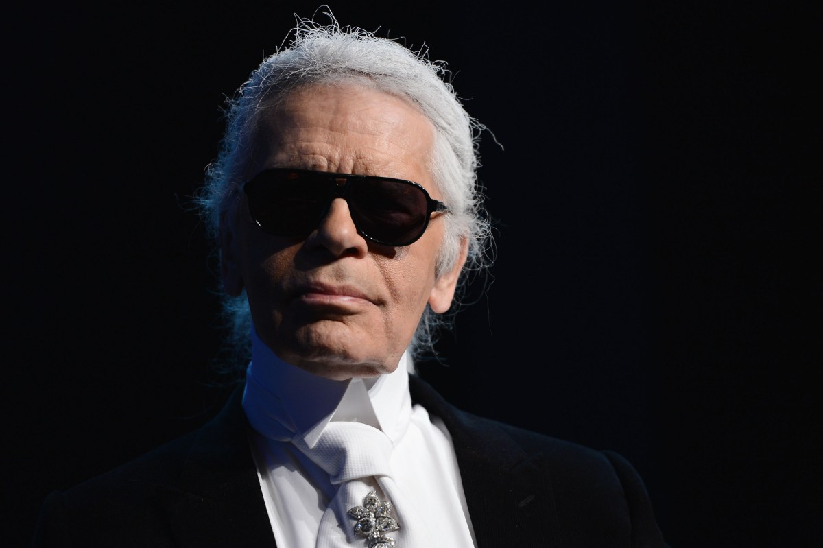 Karl Lagerfeld attends the 2012 amfAR's Cinema Against AIDS during the 65th Annual Cannes Film Festival at Hotel Du Cap on May 24, 2012.
