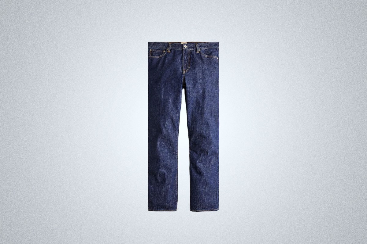 J.Crew Classic Relaxed-fit jean in resin rinse