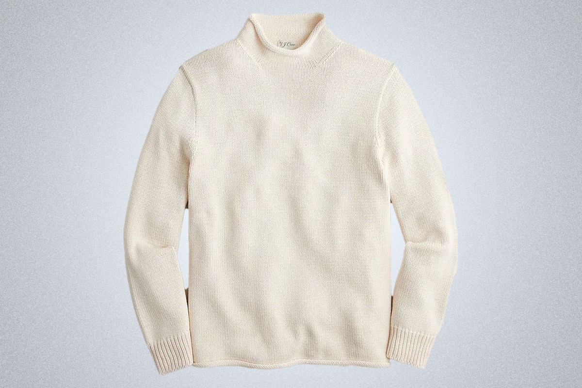 J.Crew Heritage Cotton Rollneck Sweater