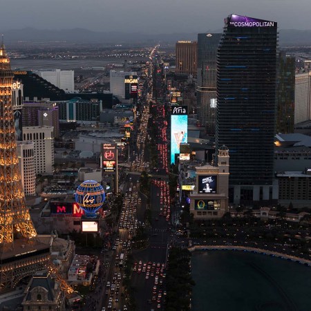 Aerial photo of the Las Vegas Strip