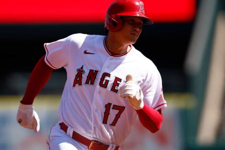 Texas Rangers v Los Angeles Angels