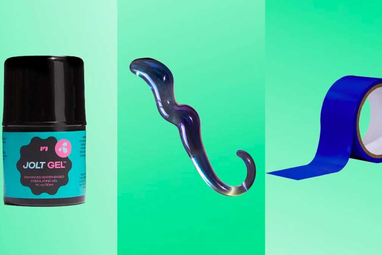 Unbound's sex toys and accessories, now 15% off, on a green background.
