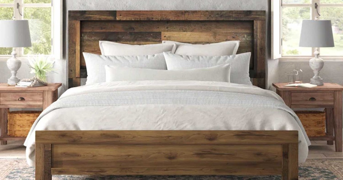 The Mello Standard Bed, now on sale at Wayfair.