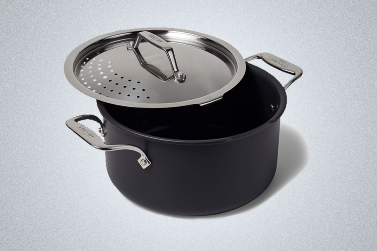 All-Clad Nonstick Stockpot With Straining Lid
