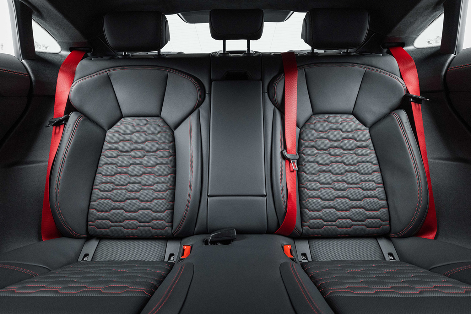 The back seats in a 2022 Audi e-tron GT