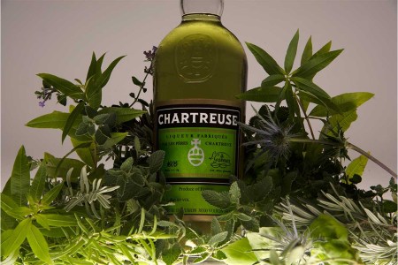 Chartreuse is a liqueur made by the Carthusian Monks since 1737 according to the instructions set out in a manuscript given to them by François Annibal d'Estrées in 1605. This bottle is photographed in Washington, DC on October, 25, 2019. A "new" and more potent version of the liqueur is finally coming to the U.S.