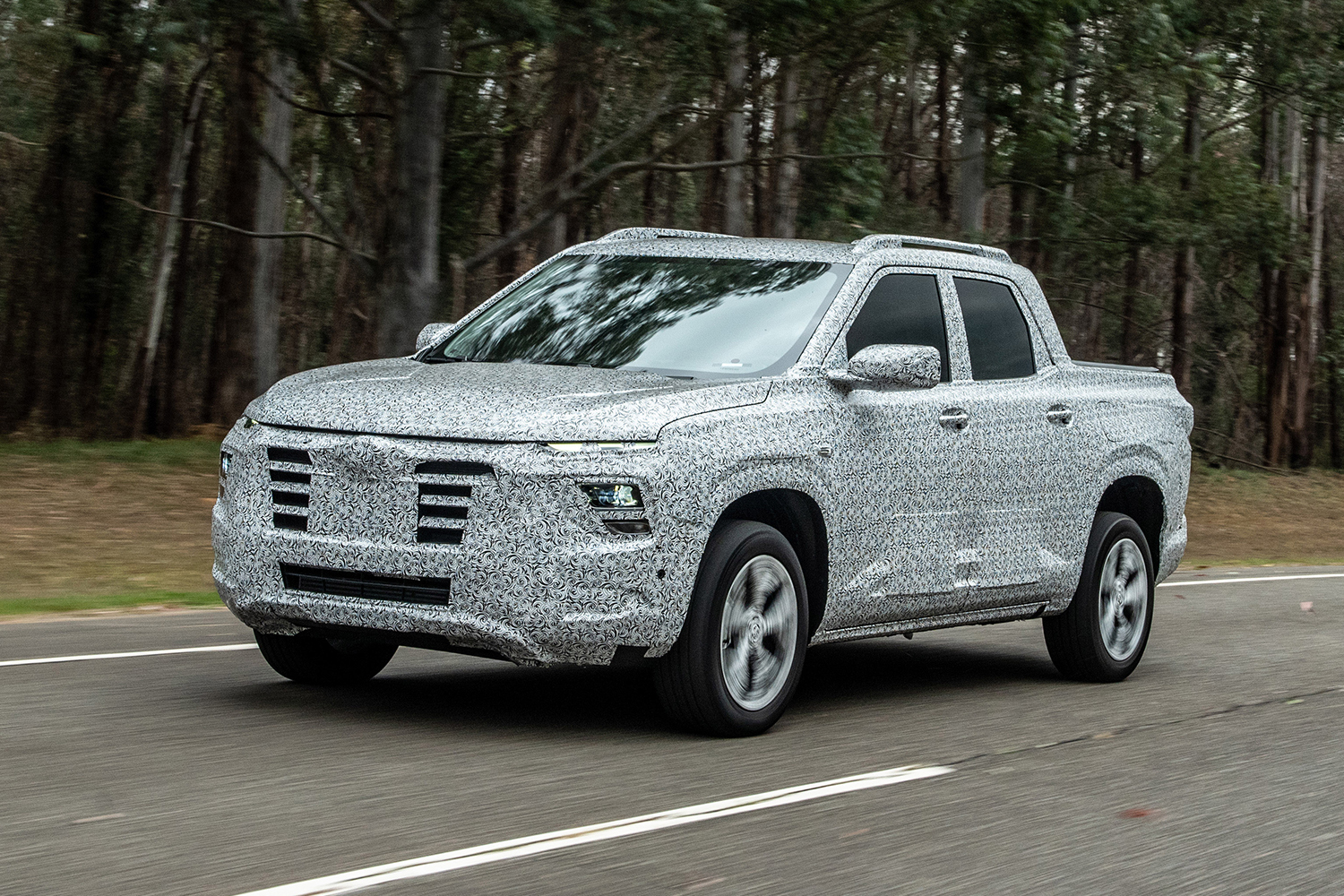 The upcoming 2023 Chevy Montana, a compact pickup truck, testing in Brazil
