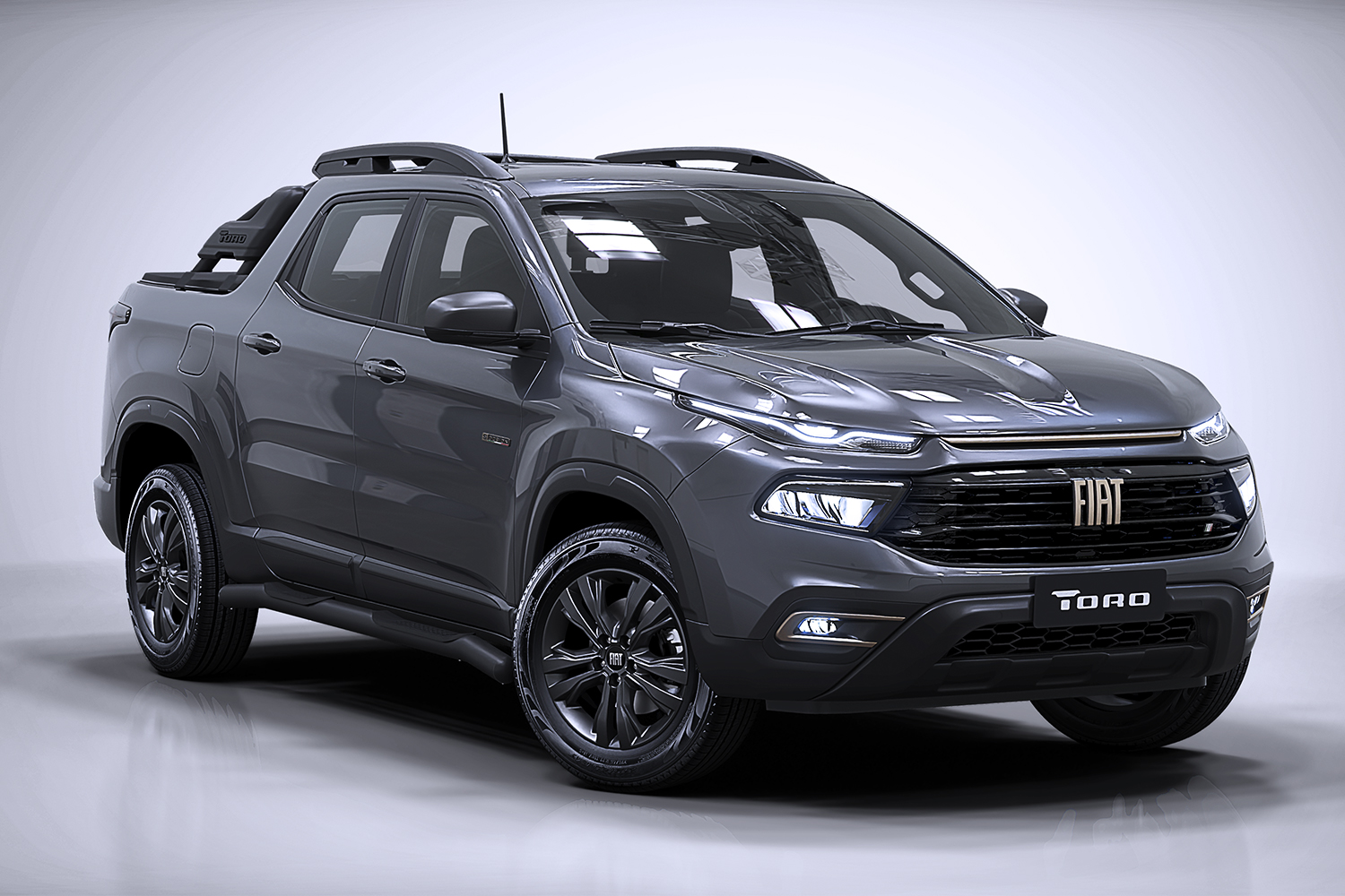 The 2023 Fiat Toro S-Design, a compact pickup truck that's called the Ram 1000 in other parts of the world