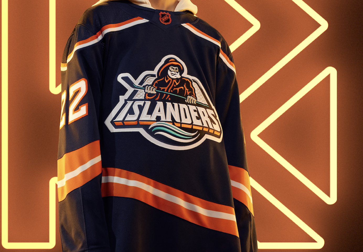 No design aspect was more requested after Reverse Retro 2020 than the Islanders’ classic “Fisherman” logo. The fans demanded it and we’re excited to deliver for the 50<sup>th</sup>anniversary of the Islanders.