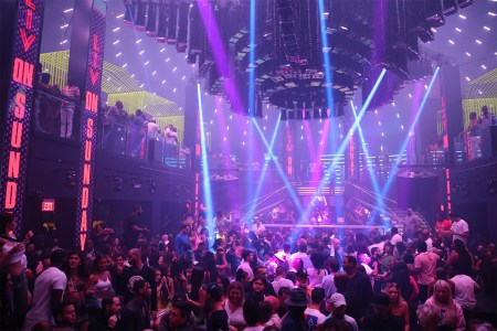 Interior of LIV, a club in Miami, Florida, where Sarah Lucey (better known as Irish Sarah) is director of talent