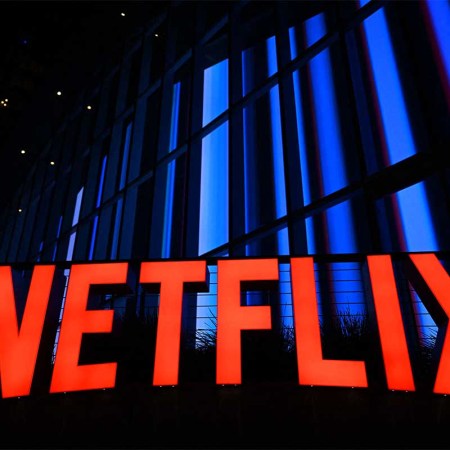 he Netflix logo is seen at the Netflix Tudum Theater in Los Angeles, California, on September 14, 2022