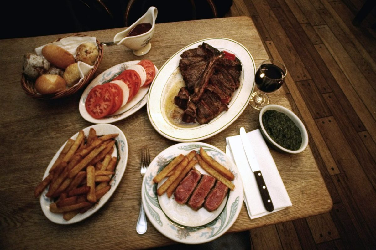 The food at Peter Luger's Steak House in Brooklyn.