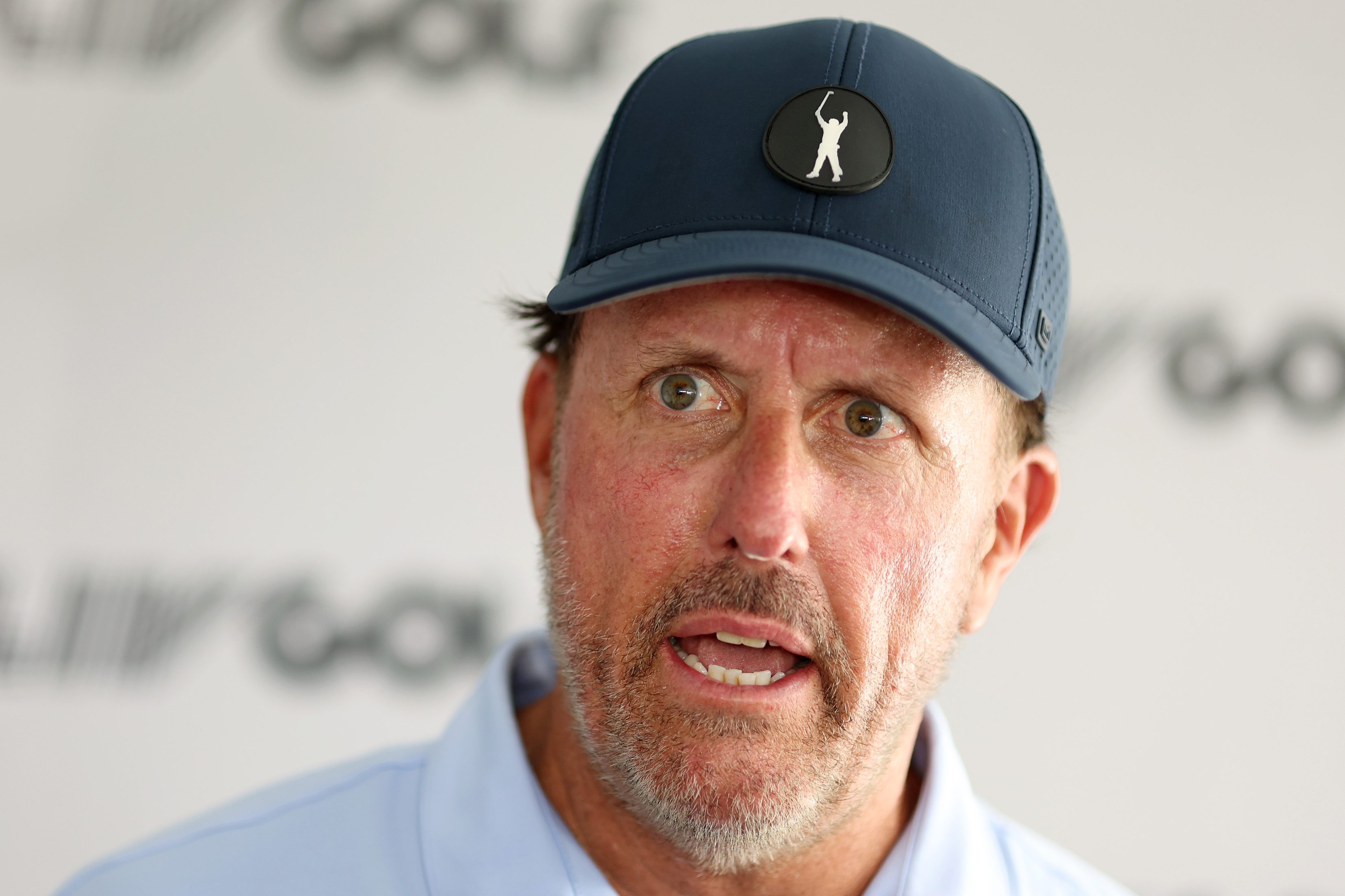 Phil Mickelson speaks at the LIV Golf Invitational - Bangkok in Thailand.