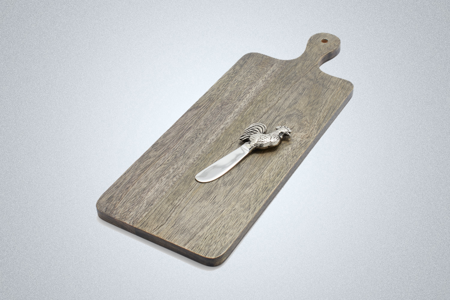 Wooden Cheese Board With Spreader