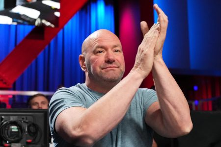 UFC president Dana White at UFC APEX in Las Vegas.