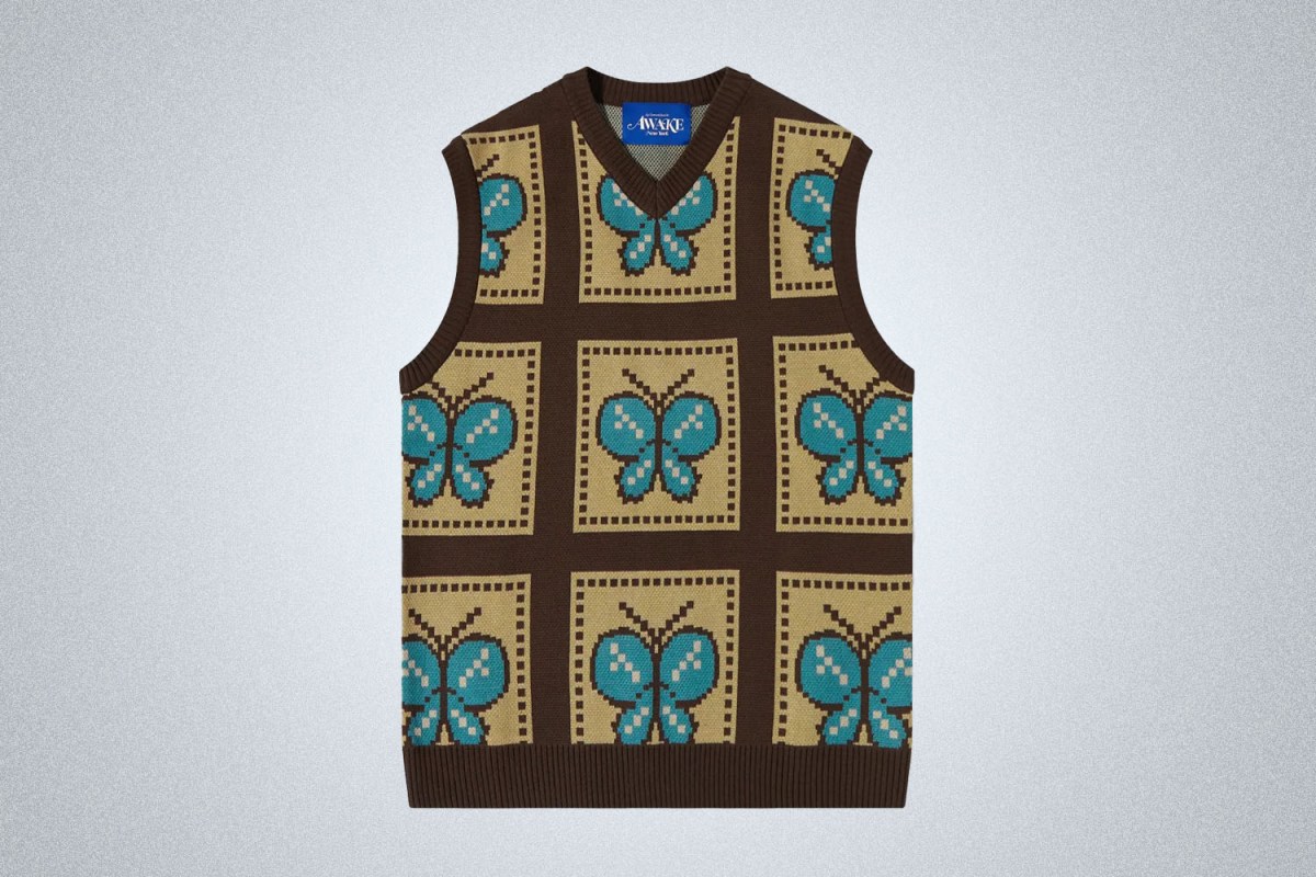Awake NY Butterfly Sweater Vest