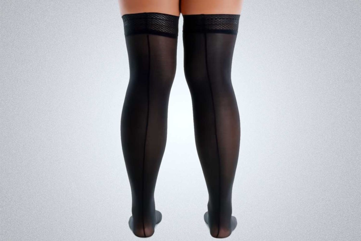 Sheertex Backseam Sheer Rip-Resist Thigh Highs