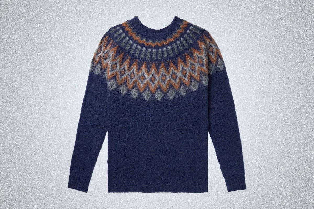 Howlin’ Cortez Ribbed Wool-Blend Bouclé Sweater