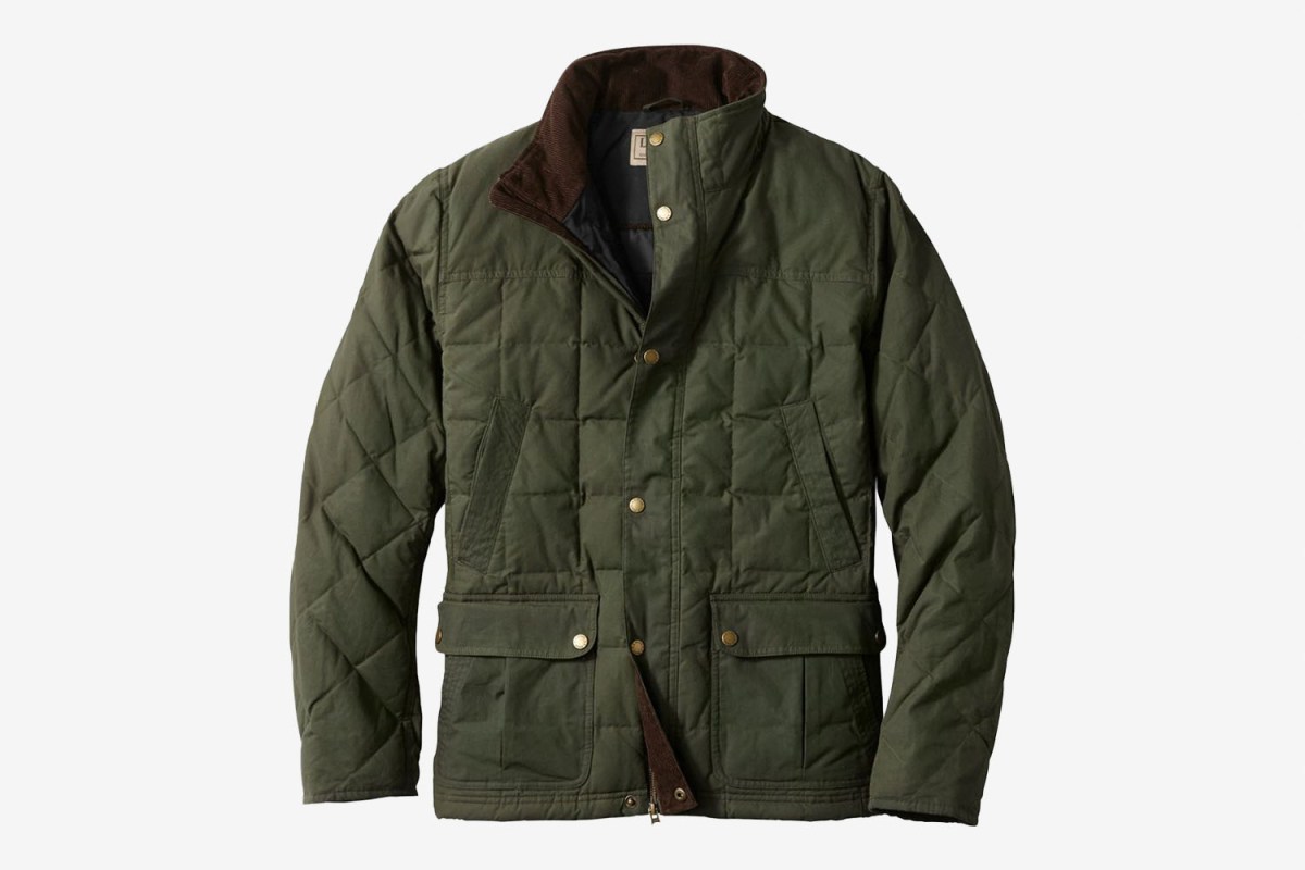 L.L. Bean Upcountry Waxed-Cotton Down Jacket