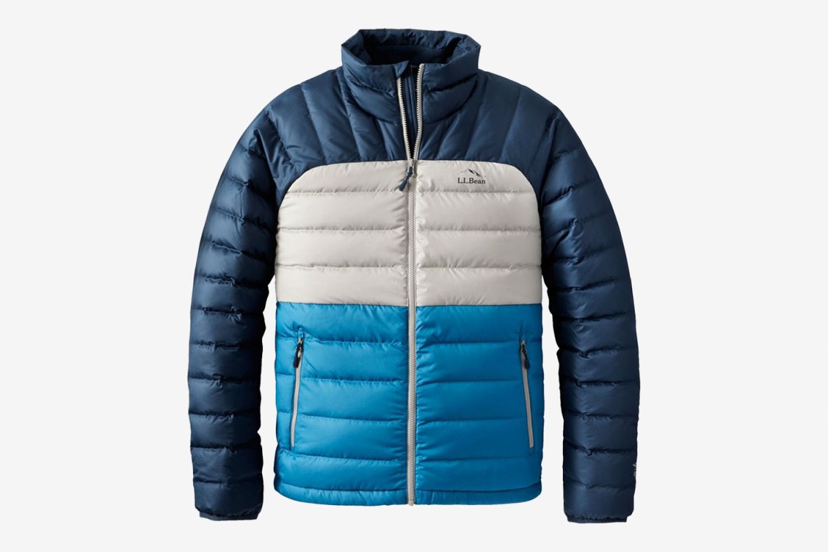 L.L. Bean Colorblock Down Jacket