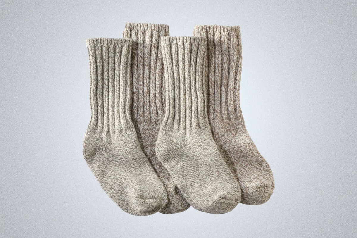 L.L. Bean Two-Pack Merino Wool Ragg Socks